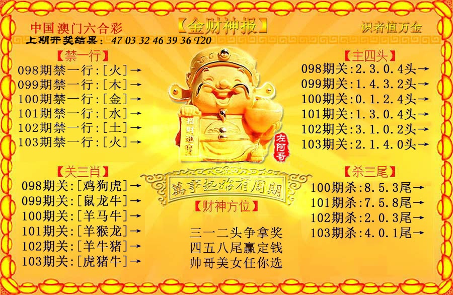 103期金财神[图]